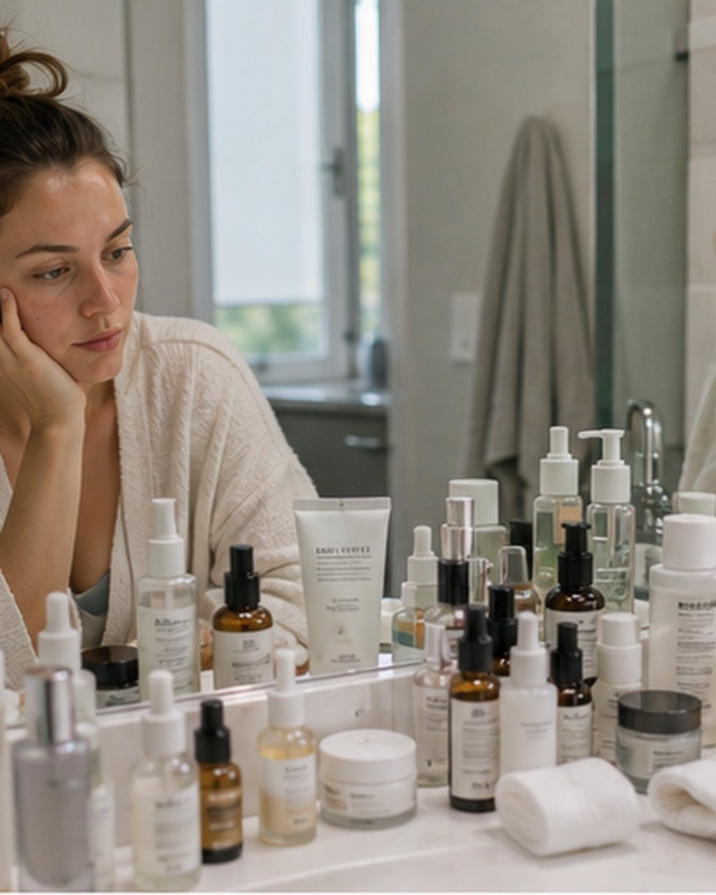 My skincare cabinet is overflowing, but my face just wants a break.